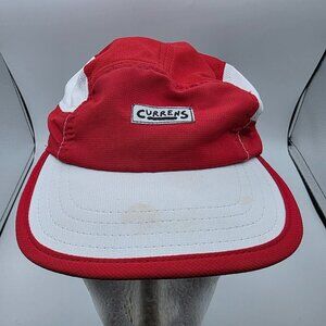 Currens Adults Red White Athletic Hat Casual Outdoors Running Walking Comfort
